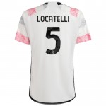 Günstige Fußballtrikots Juventus Locatelli 5 Auswärtstrikot 2023-24 Kurzarm